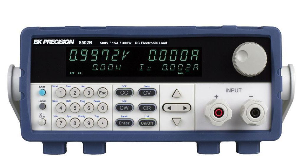 Charge électronique DC, TTL, Programmable, 500V, 15A, 300W